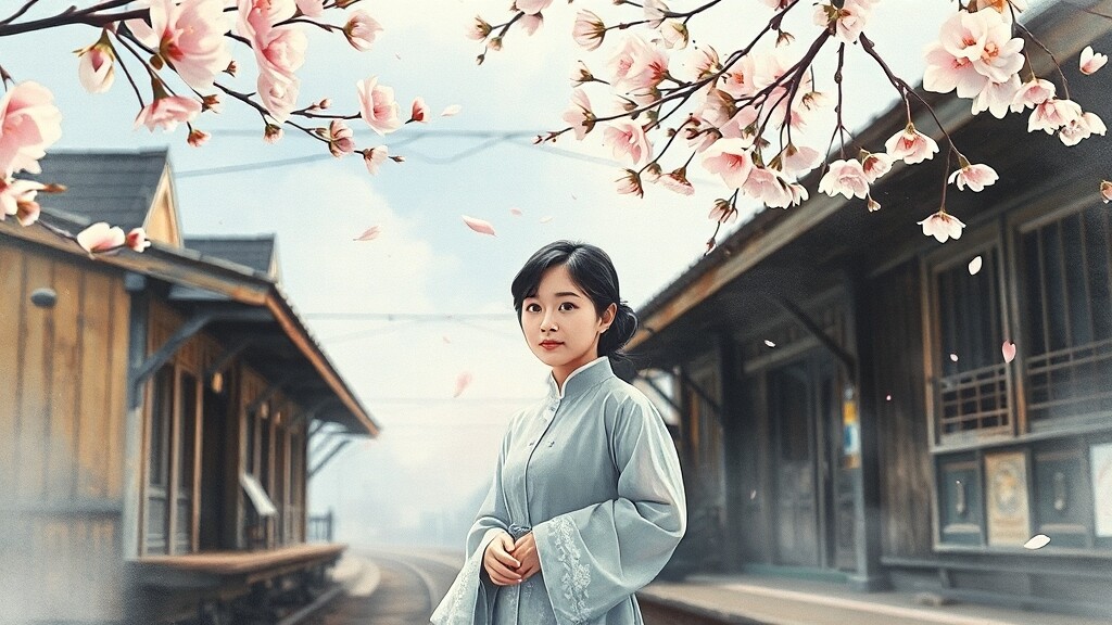드라마 속 주인공처럼, 구서도역 (watercolor 스타일)