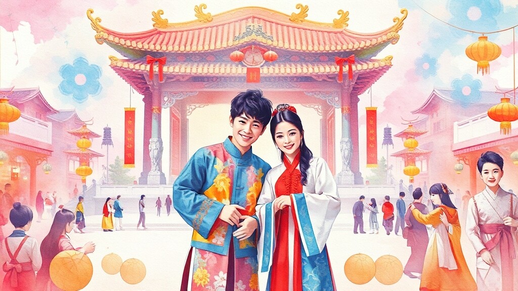 놓치면 후회! 2025 남원춘향제 (watercolor 스타일)