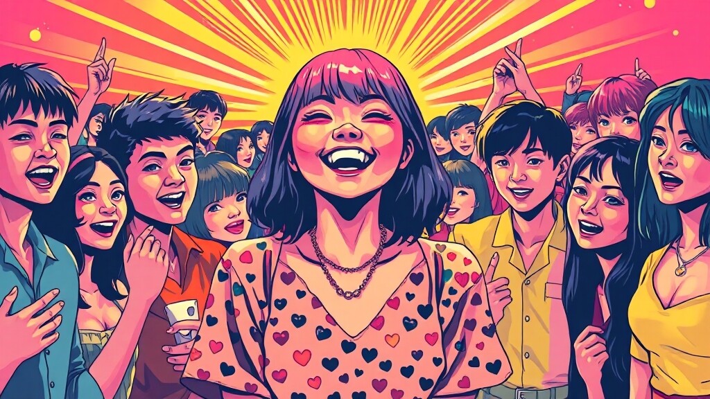 공포와 스릴을 주는 연출 기법 (popart 스타일)