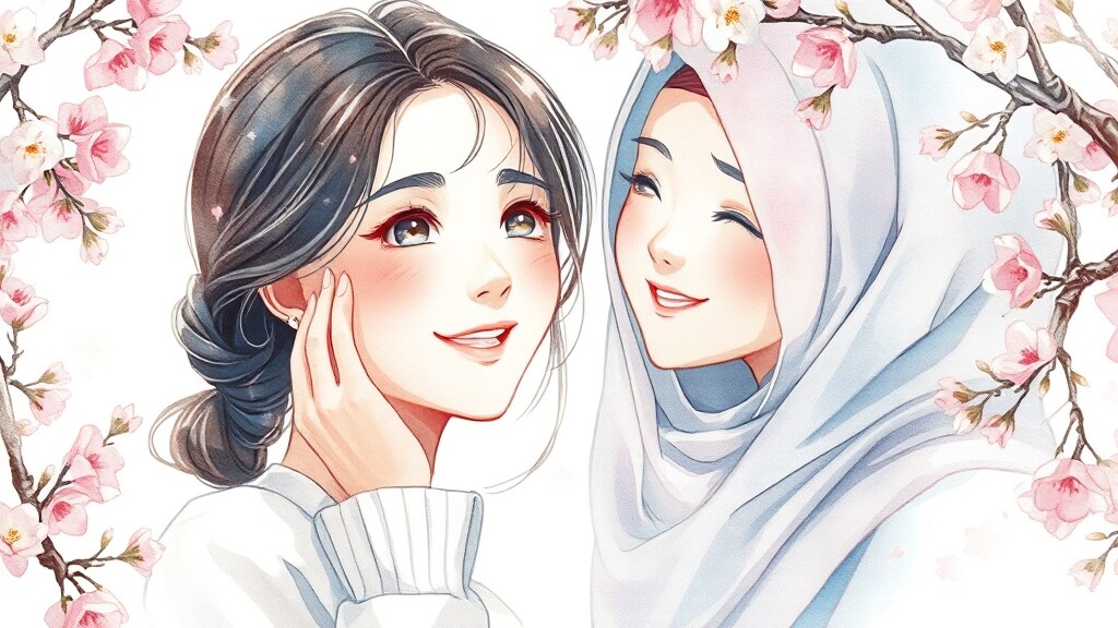 비슷한 장르 웹툰 추천 (watercolor 스타일)