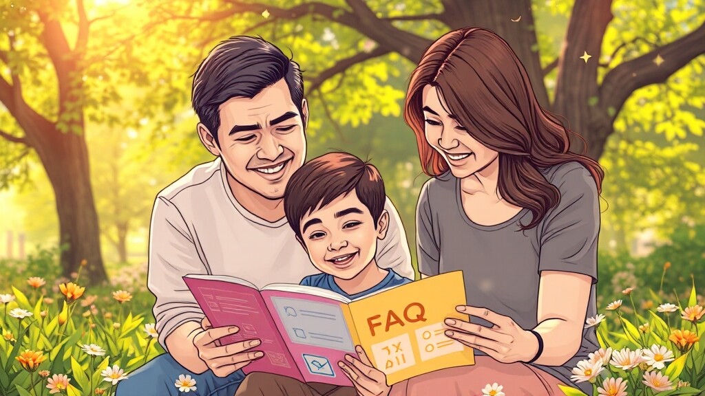 FAQ & 유의사항, 궁금증 해결! (illustration 스타일)