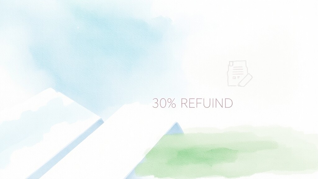 연말정산 간소화, 어떻게 활용할까? (watercolor 스타일)
