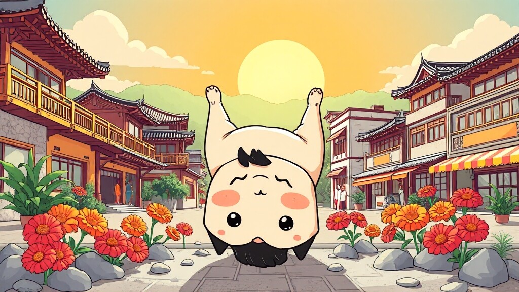 삼복의 유래와 의미 (cartoon 스타일)