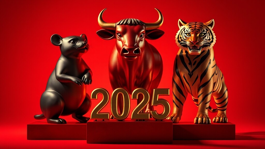 2025년 삼재띠는? (realistic 스타일)