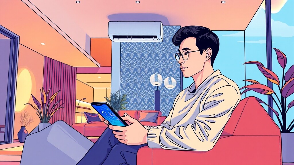 스마트 기능 활용법 (illustration 스타일)