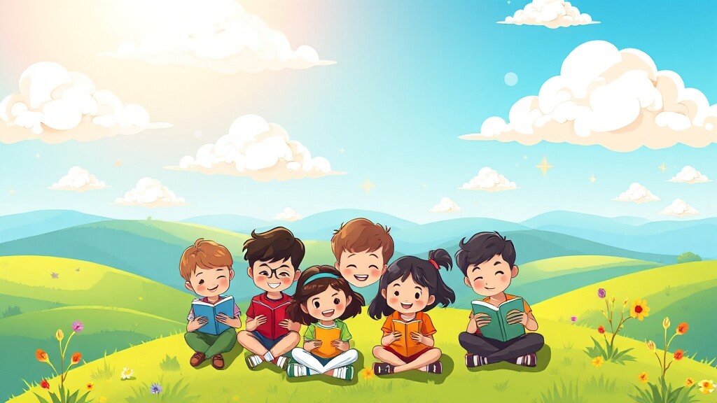 초등 학원, 무엇을 고려해야 할까요? (cartoon 스타일)