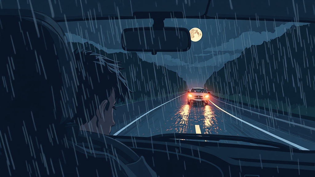 안전 운전을 위한 팁 (illustration 스타일)