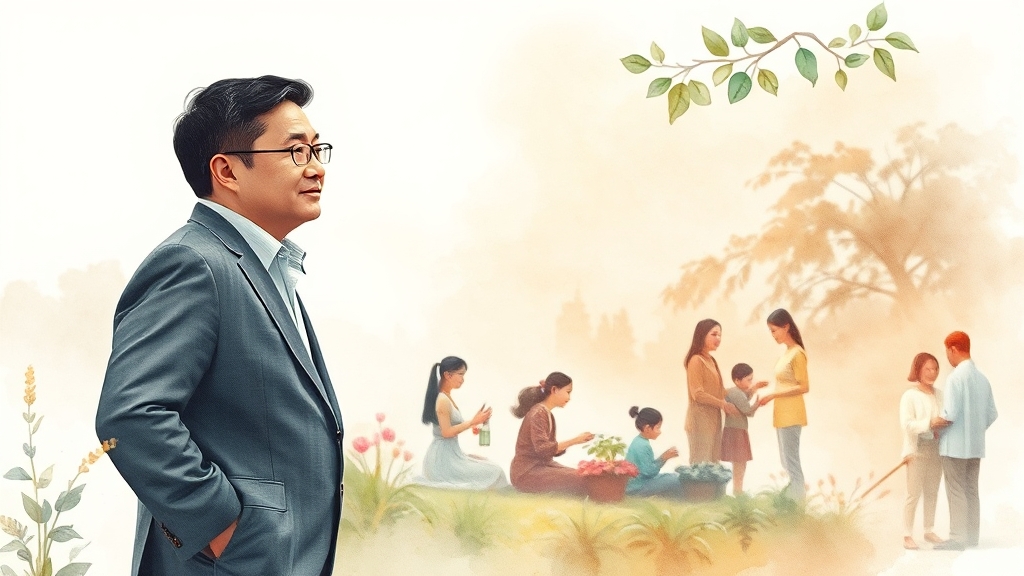 2025년 개혁 핵심은? (watercolor 스타일)