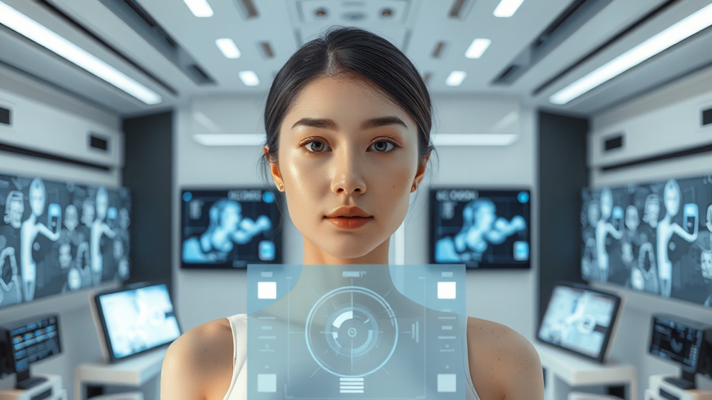 AI 피부 진단 기술: 성능과 신뢰성 (realistic 스타일)