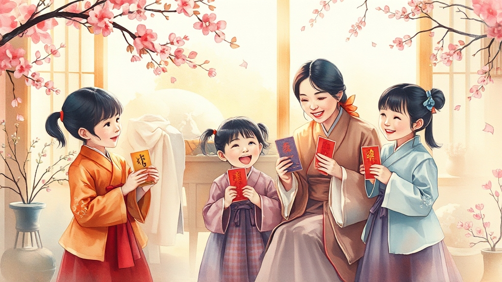추석 지원금, 왜 중요할까요? (watercolor 스타일)