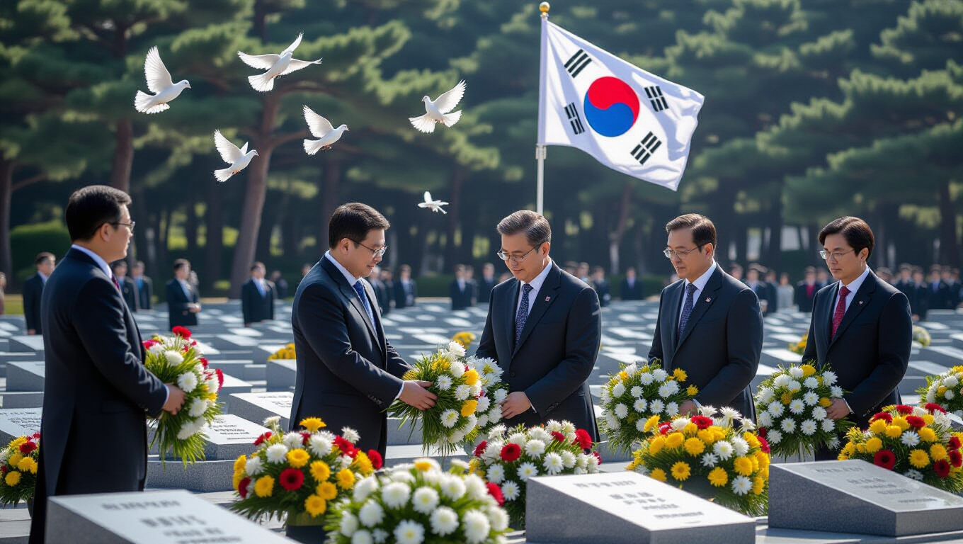 🤝 국립현충원 참배: 통합의 메시지