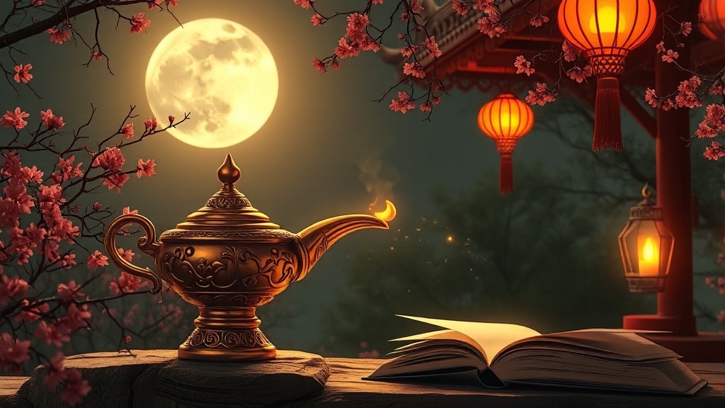 알라딘 추석 이벤트 참여하세요! (realistic 스타일)