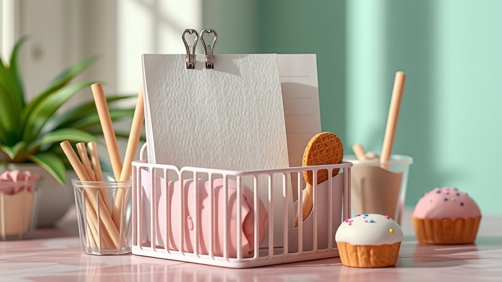 포스틱 활용법: 메모, 정리, 데코 (realistic 스타일)