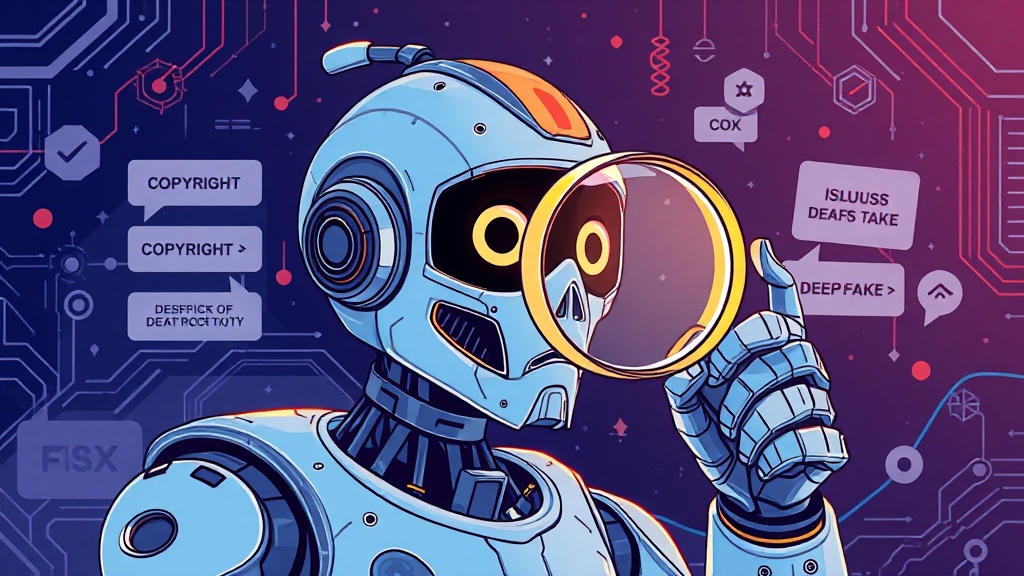 AI 리스크 예방 및 사용자 보호 방안 (illustration 스타일)