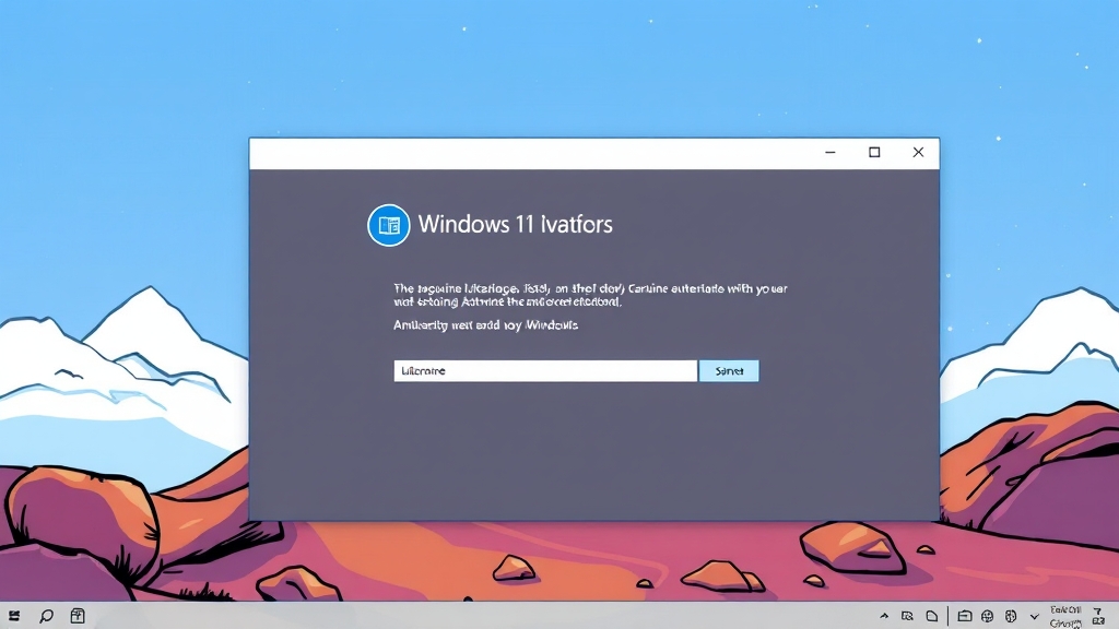 설치 및 정품 인증 (cartoon 스타일)