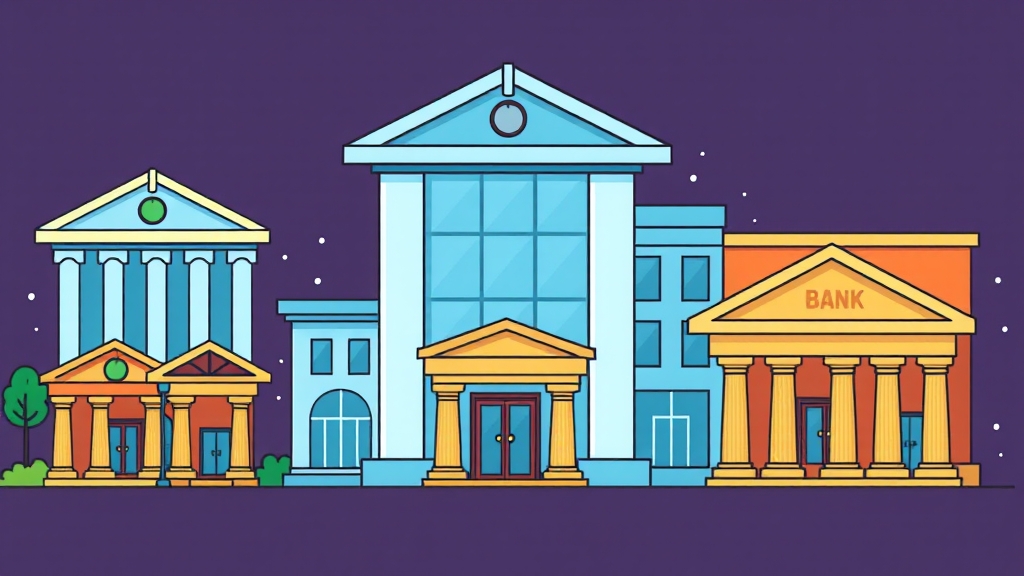 은행별 주택담보대출 조건 비교 (cartoon 스타일)