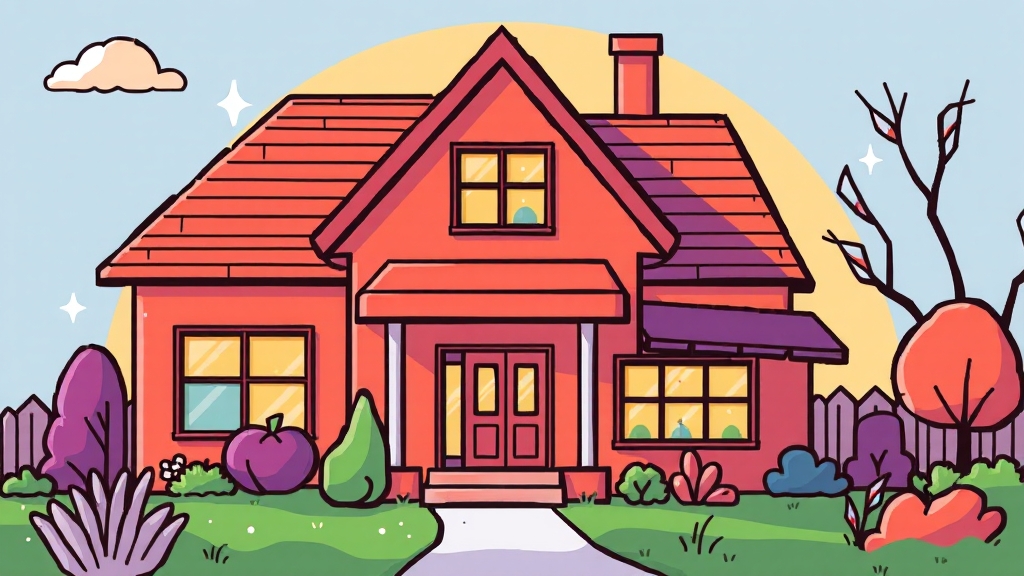 주택담보대출 활용 전략 및 유의사항 (cartoon 스타일)