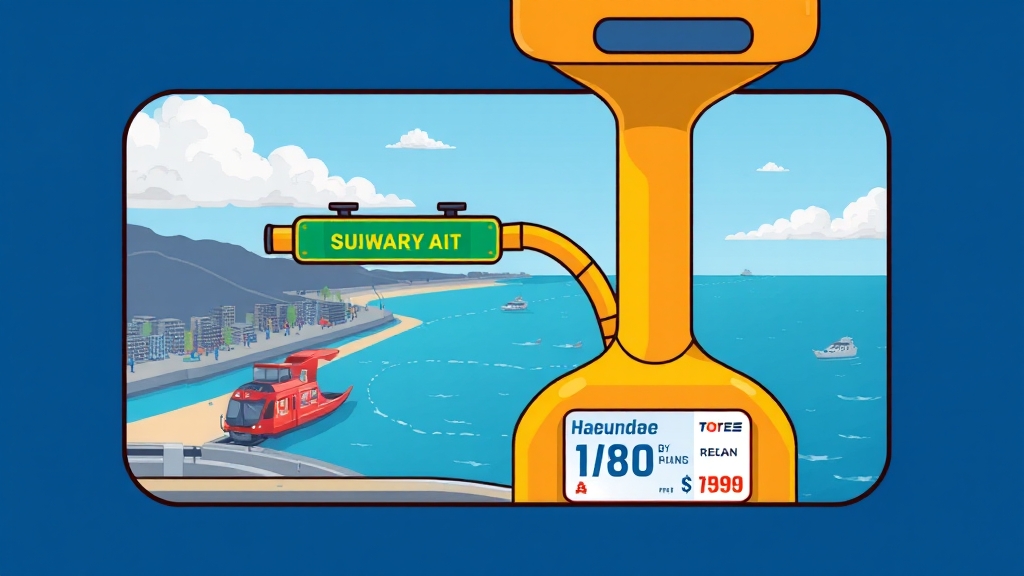 교통비 절약 꿀팁: 대중교통 활용 (cartoon 스타일)