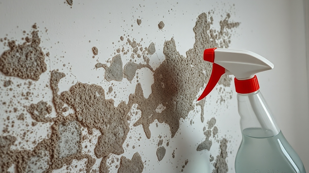 벽지 곰팡이 제거 A to Z (realistic 스타일)