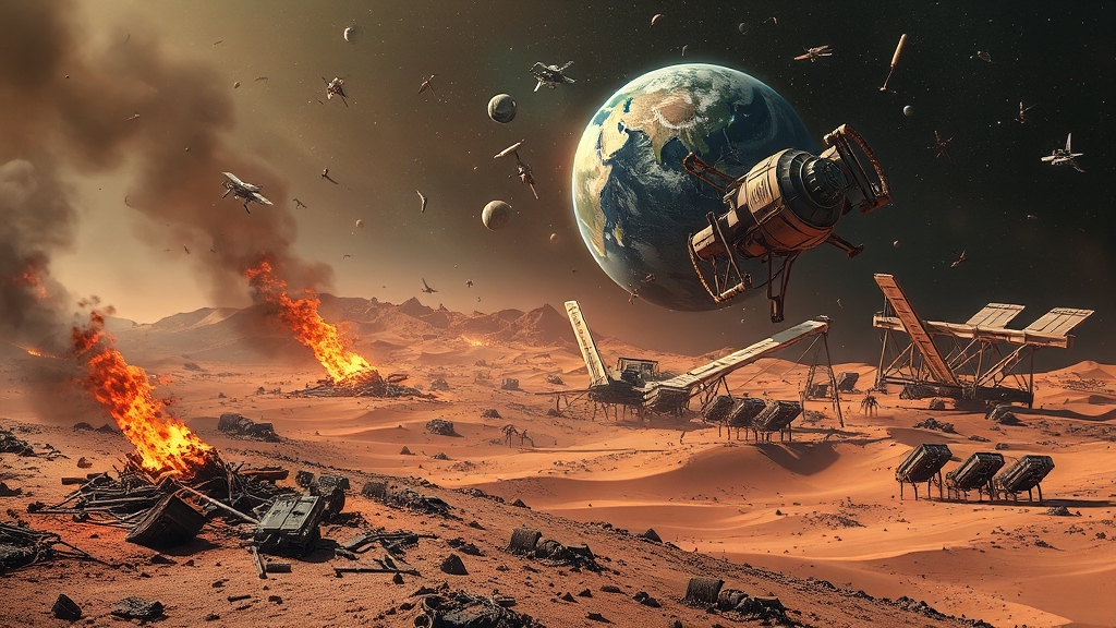 결론: 우주 쓰레기 문제, 우리 모두의 책임! (realistic 스타일)