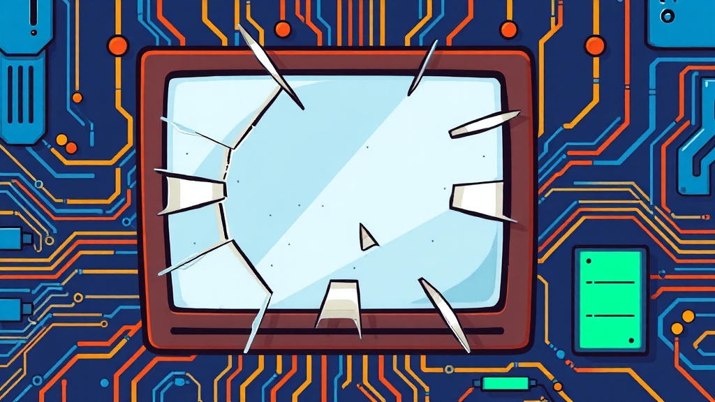 윈도우 업데이트 후 문제: 원인과 해결 (cartoon 스타일)