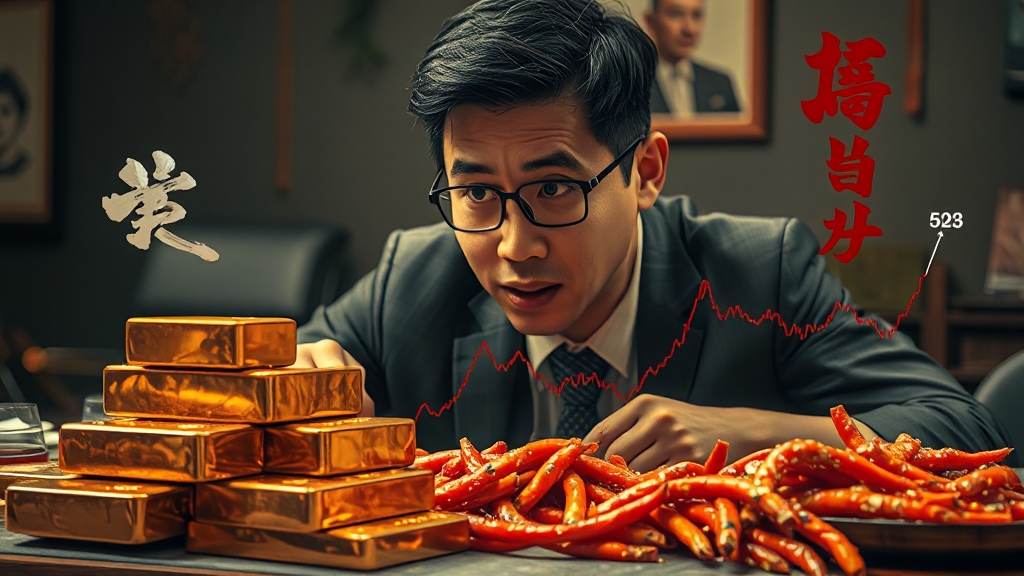 김치 프리미엄 발생 원인 분석 (realistic 스타일)