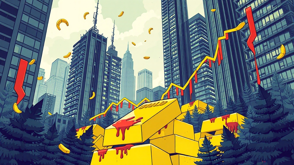 김치 프리미엄 투자 시 위험성 및 회피 방법 (illustration 스타일)