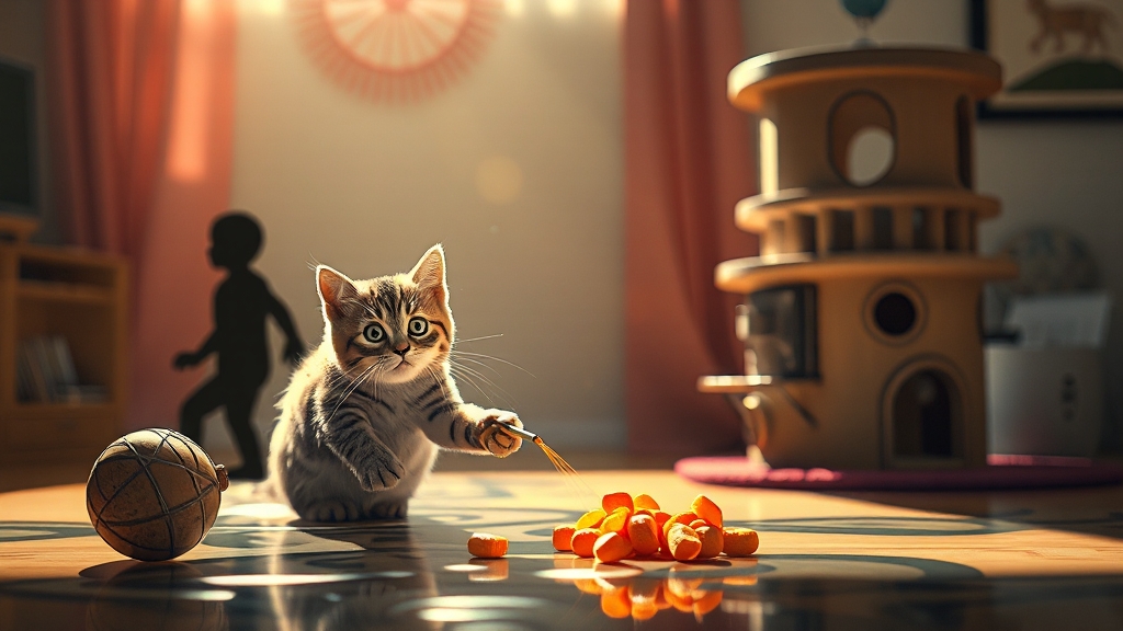 낚싯대, 레이저, 숨바꼭질 활용법 (realistic 스타일)