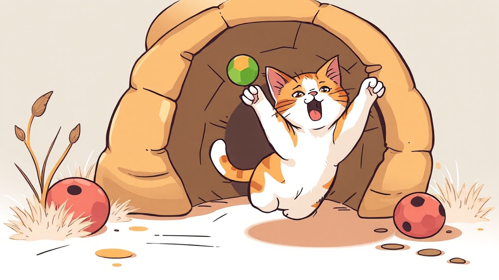 사냥 성공 욕구 충족, 중요! (illustration 스타일)