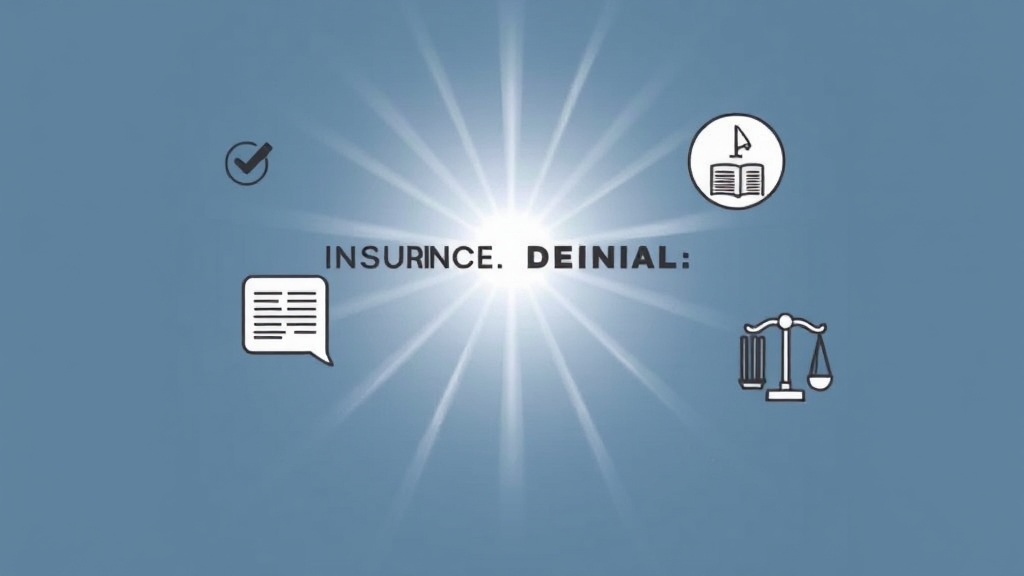 보험금 지급 거절 시 대처법 (illustration 스타일)