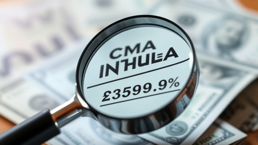 CMA 통장 종류별 금리 비교 (realistic 스타일)