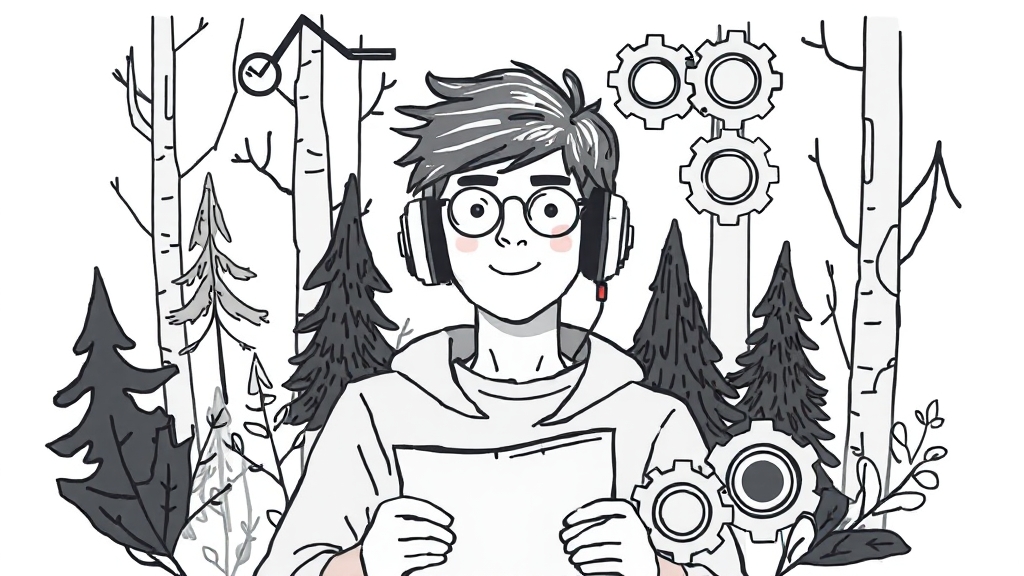 시간 관리 & 학습 환경 조성 (illustration 스타일)