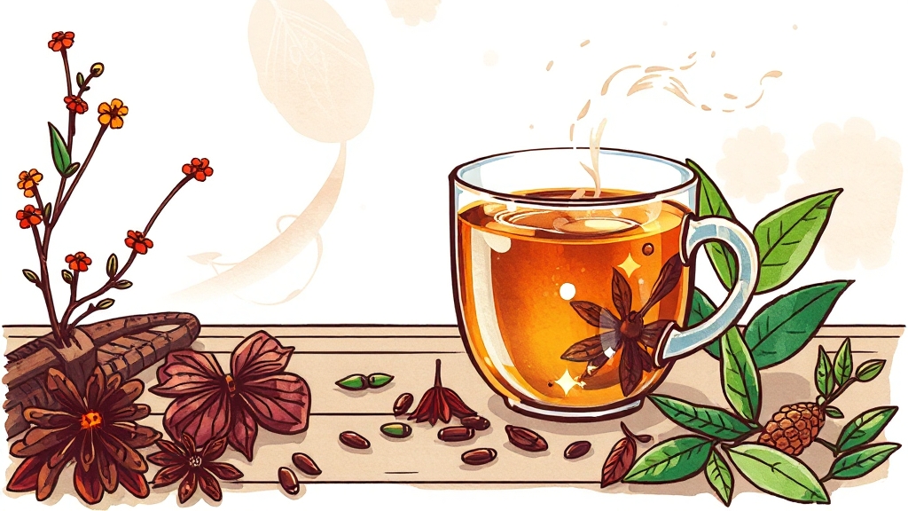 체질별 맞춤 한방차 추천 (cartoon 스타일)