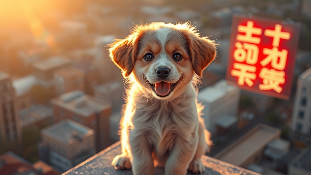 강아지 행복을 위한 배려 (realistic 스타일)