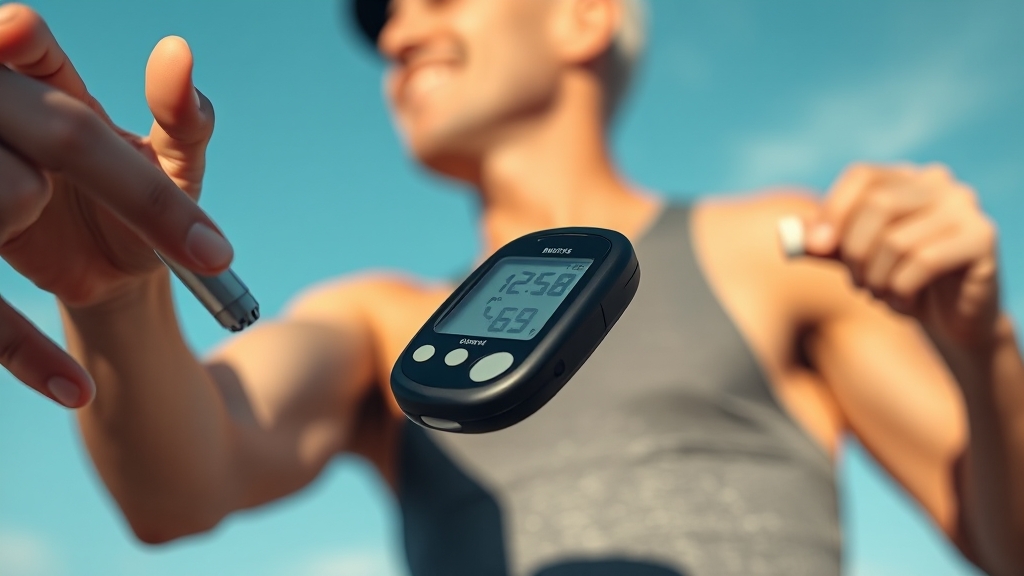 혈당 관리가 중요한 이유 (realistic 스타일)