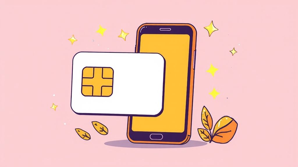 알뜰폰 평생요금제, 뭘까요? (illustration 스타일)