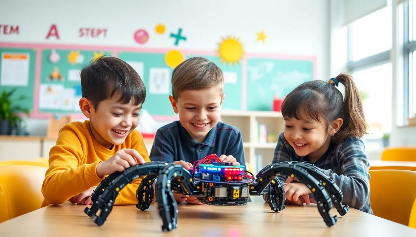 거미 로봇 샬롯 집 짓기