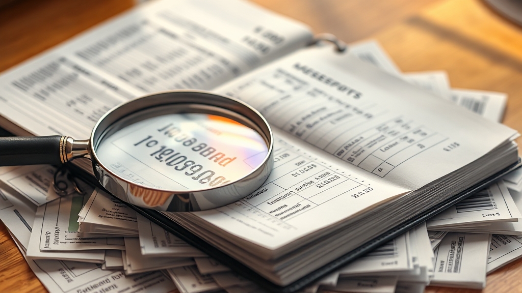 필수 지출 항목, 꼼꼼히 분석하기 (realistic 스타일)