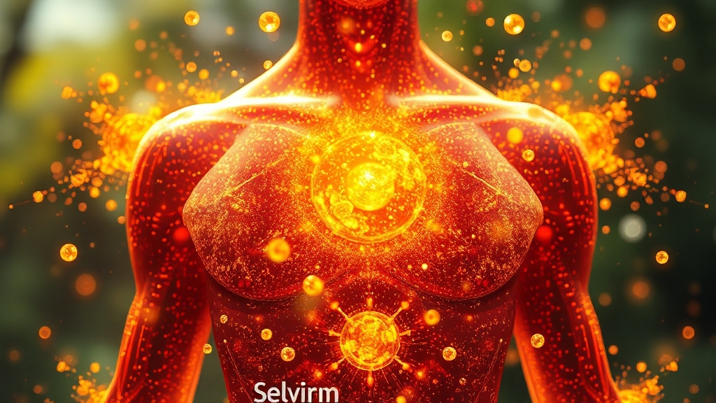 셀레늄, 주요 효능은? (realistic 스타일)