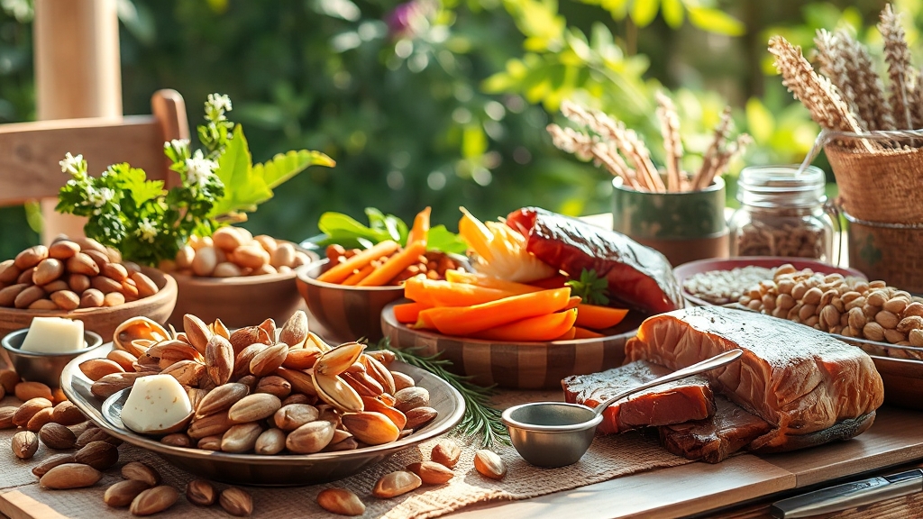 셀레늄, 어떤 음식에 많을까요? (realistic 스타일)