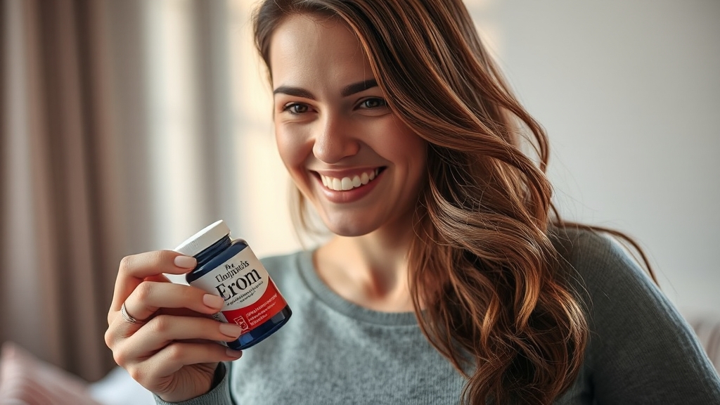 여성에게 철분이 중요한 이유 (realistic 스타일)