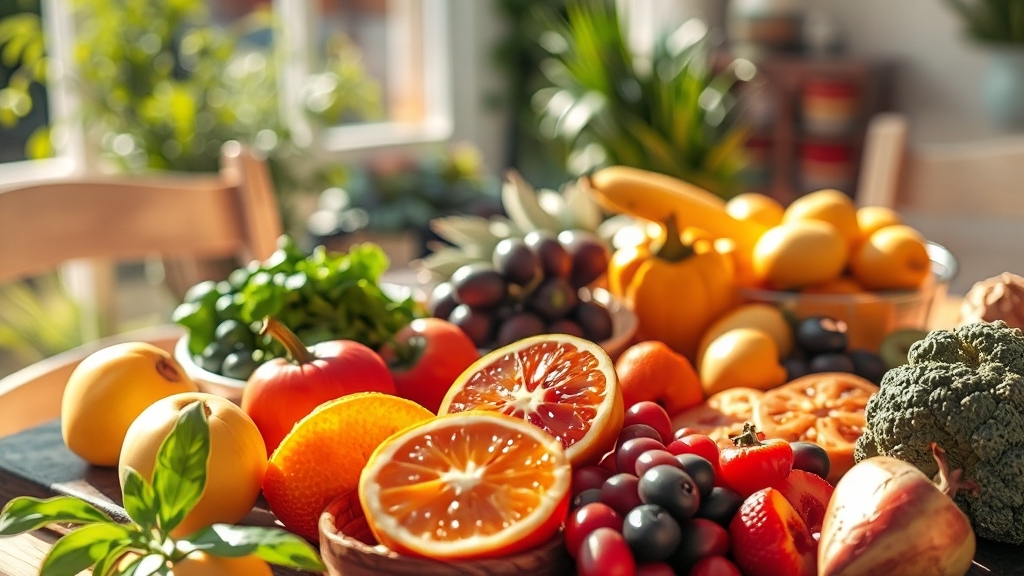 철분 흡수율을 높이는 방법 (realistic 스타일)