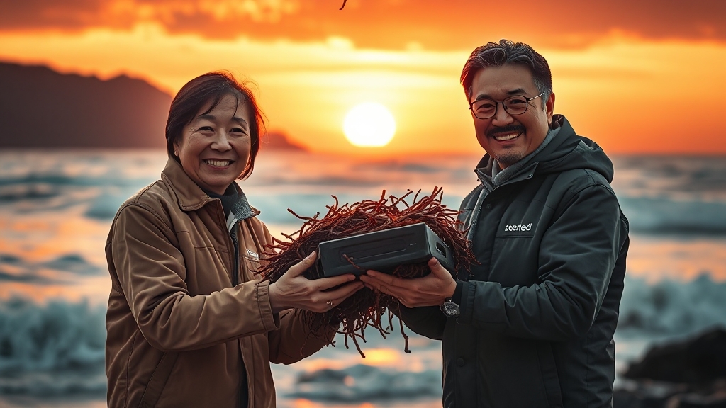 수출 상담회 및 B2B 성과 (realistic 스타일)