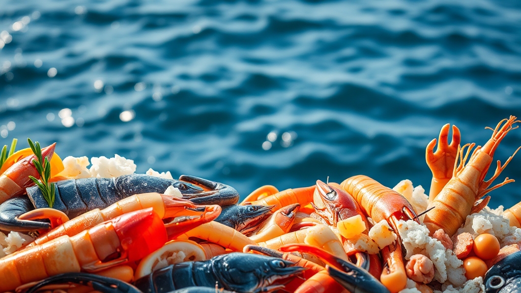 K-씨푸드 미래 전망 및 과제 (realistic 스타일)