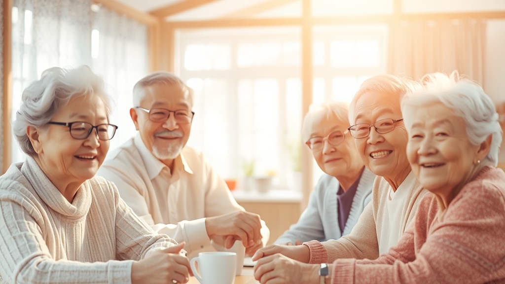 기장군 주간보호센터 소개 (watercolor 스타일)