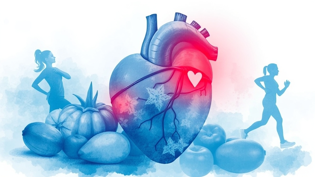 혈압 관리 중요성과 방법 (watercolor 스타일)