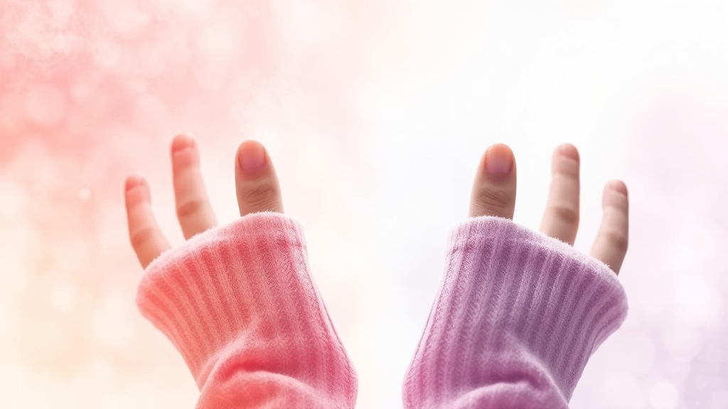 손 관절 통증 자가 관리 (watercolor 스타일)