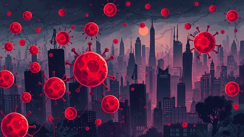 만성 염증의 주요 원인 분석 (illustration 스타일)