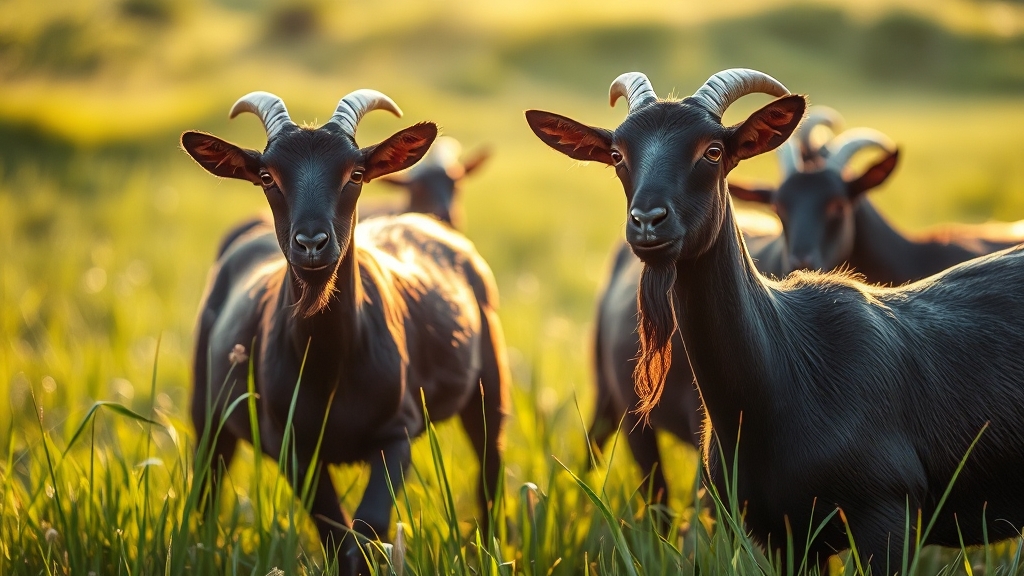 흑염소진액, 원료와 품질이 중요해요! (realistic 스타일)