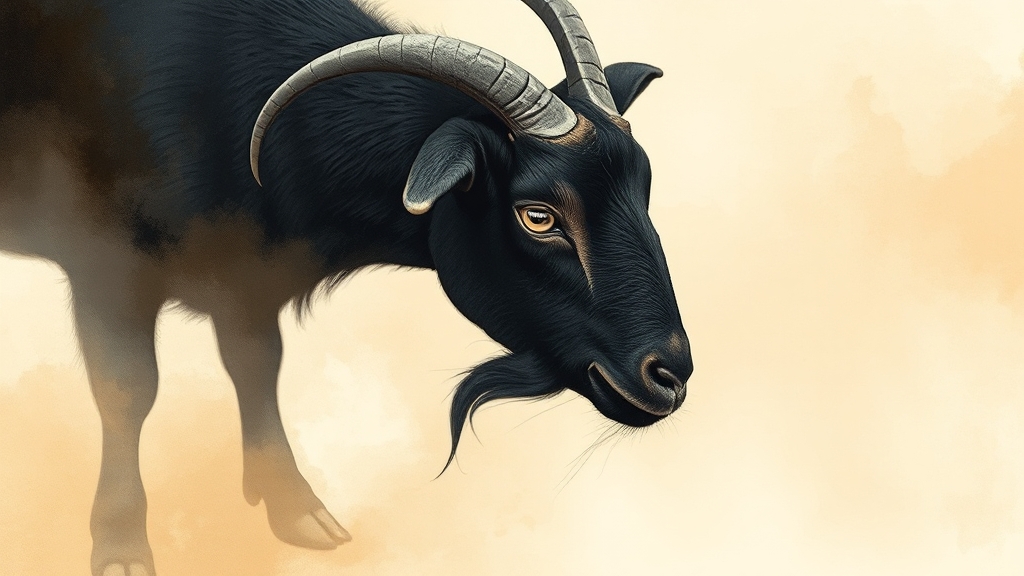 흑염소진액, 나에게 맞는 체질일까요? (watercolor 스타일)